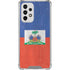 Haitian Flag Distressed Galaxy A53 5G Clear Case